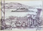 Rare Vintage San Francisco Streetcar Bay Area Scene Framed Wall Art Signed Lovel