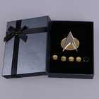For The Next Generationbadge Set Rank Pin Set Tng Pin Brooches Accessories Props