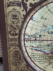 Masketeers 1964 Brass And Wood Large 1628 Map Vintage