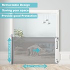 71  Extra Wide Baby Safety Gate Retractable Pet Dog Fence 33  Tall Security Door