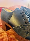 Vintage 70   s Platform Shoes Women   s 10 Men   s 8 5 Blue 1970   s Retro