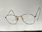 Antique Round 1920 s Era 12k Gold Filled Windsor Eyeglasses Gold Vintage Glasses