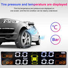 Wireless Car Solar Lcd Tire Pressure Monitoring System   4 External Sensors