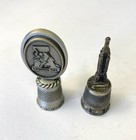 Vintage Lot - 11 Pewter Thimbles Cities  Destinations  Clinton-gore Inauguration