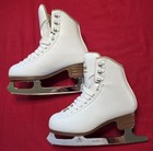 Jackson Mystique Figure Ice Skates Size 3 5 Mark Ii    White Leather Ice Skating