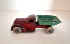Arcade 1930   s Cast Iron Dump Truck - 4 Inch- Good  Original - Vintage Toy Truck