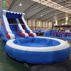 24ft Commercial Pvc Inflatable Water Slide With Blower Kids Backyard Outdoor Fun