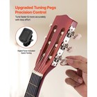 30  Acoustic Guitar Beginners With Guitar Case Strap Tuner And Pick Wooden