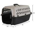 Pet Kennel Small 23  Dog Crate  Plastic Travel Pet Carrier For Pets Up To 15 Lb