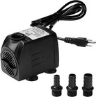 160-400gph Gph Submersible Amphibious Aquarium Water Pump External Fish Tank Pon