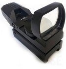 Tactical 4 Reticle Red Or Green Dot Open Reflex Sight 20mm Rails Rifle Rugged