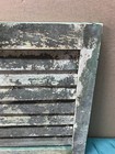Pair Vtg Destressed Green Antique House Wood Window Shutters 14x16 Old 1636-26b