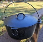 Antique Favorite Piqua Ware Dutch Oven  8