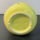 Mccoy Happy Face Planter Pot With Attached Plate 0386  4  Yellow Vintage 60-70s