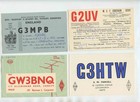12 Different Qsl Cards From England In The 1950 s