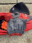 Immersion Research Short Sleeve Semi Dry Paddle Jacket Fire Whirl volcanic Sz M