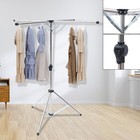 Portable Tripod Clothes Drying Rack Steel Laundry Coat Foldable Stand Hanger