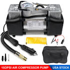 Heavy Duty Portable Air Compressor Car Tire Inflator Electric Pump Auto 12v
