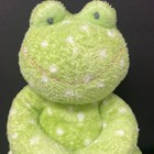 Russ Baby Froggles Green Frog Plush White Polka Dots 8  Stuffed Animal Lovey