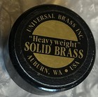 Vintage Mercedes Benz Emblem Paperweight Solid Universal Brass Auburn Wa