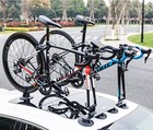 Rockbros Suction Cup Bike Rack For Car Roof Top     Holds Up To 3 Bikes  black 
