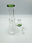 6 Inch Green Hookah Water Pipe Glass Shisha Bong Smoking Beaker Bong