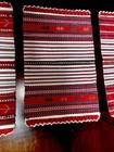 Vintage Romanian Handmade 14    X 9    Table Placemats Lot Of 3 Traditional Folk