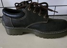 Vtg Skechers Jammer Oxford Size 8 Y2k Chunky Leather Brown Platform 90s Grunge