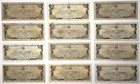 Dominican Republic 1 Peso Oro 1984 Lot 12 Pieces Pick   126 Fine-very Fine