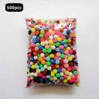 Pom Poms For Crafts 500pcs  1 2 Inch Color Pom Poms  - Free Ship