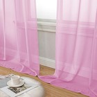 Sheer Pink Curtains 72inches Long 40 w X 72 l  pack Of 2  Light Pink