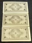  3  Chicago Columbian Exposition Tickets - 1 f  1 s    1 l Crisp Almost  2948 