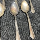 Wm A Rogers A1 Plus Oneida Meadowbrook  Heather Silverplate Set 9 Spoons