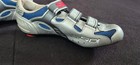 Vintage Sidi Road Cycling Shoes Eu 42 W Silver Blue 3 Strap Hook And Loop Italy