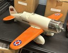 Vintage 1930s Lg  Steelcraft Lockheed  Pressed Steel Toy Airplane 21   wingspan