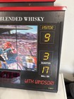Wilson Sports Scoreboard Clock Windsor Canadian Whisky Advertising Sign