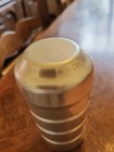 Vtg 1930s Cocktail Shaker Art Deco Aluminum     Made In Italy 