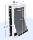 Petsafe Dog Door Large Plastic Pet Door Easy Install Wood Pvc Metal New