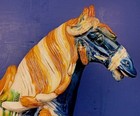 Vintage 14    Chinese Tang Dynasty-style Sancai Glazed Pottery Horse Figurine