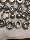 Vintage Aluminum Lot Of 62 Jello Molds Mini Tart Tins Various Shapes