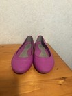Crocs Lina Eve Ballet Flats Womens 8 Wild Orchid Pink Slip On