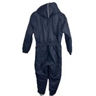 Vintage Carleton Womens M Insulated Snowsuit Navy Hooded Ski Retro 70s 80s