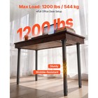 Uimoso Adjustable Round Steel Table Legs  24-40 In  1200 Lbs Capacity  Set Of 4