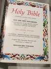 Vintage Free Masons Master Reference Holy Bible Red Letter Book 1971