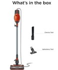 Shark Rocket Corded Stick Vacuum  Carpet   Hard Floors  Gray orange  Hv301