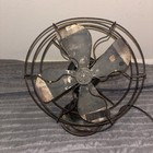 Antique General Electric Type Aou Ac1 8 Inch 3-speed Fan Vintage See Pics Works 