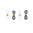 20 100 Rubber Connectors Ends Eyeglass Glasses Holder Repair Chain Loop End Cord