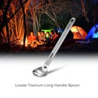 Lixada Titanium Long Spoon Camping Long Handle Spoon Lightweight Camping Spoon