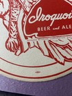 Vintage Iroquois Indian Head Ale Beer Waitress Advertising Tray Liner Sign Chief