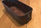 Small Antique Copper Trough Planter Lion Handles 30cm 12      box Above Cages 